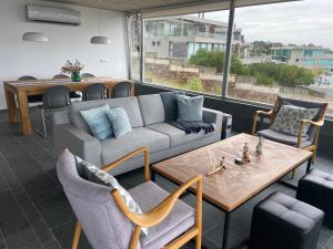 Χώρος καθιστικού στο Apartamento en Sierra Ballena 2, vistas unicas