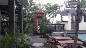 Ein Balkon oder eine Terrasse in der Unterkunft Villa di Amed