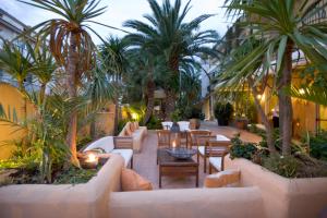 A garden outside Hotel Marconi