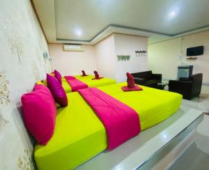 Postel nebo postele na pokoji v ubytování Kohlarn Resort