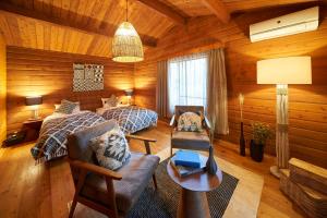 Letto o letti in una camera di Resol no Mori