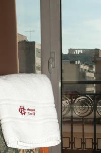 Balkón nebo terasa v ubytování Cecil Hotel