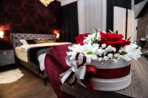 Postel nebo postele na pokoji v ubytování Florek & Florica Room001