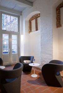 Posezení v ubytování einzigartig - Das kleine Hotel im Wasserviertel