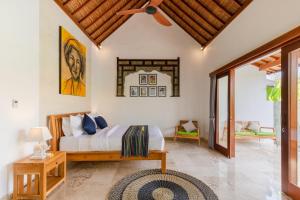 Posezení v ubytování Sawah Villas + 19 fotografií