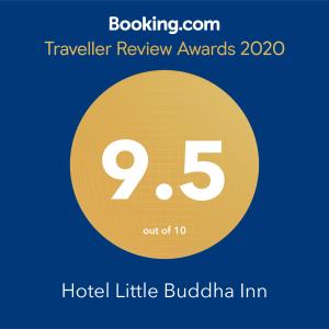 Certificato, attestato, insegna o altro documento esposto da Little Buddha Inn