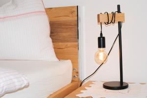 Postel nebo postele na pokoji v ubytování Ferienhaus Eva Deufl