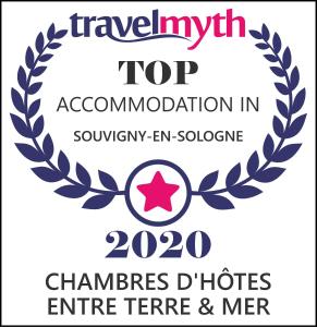 Certifikát, hodnocení, plakát nebo jiný dokument vystavený v ubytování Gîtes Chambres d'hôtes Entre Terre & Mer