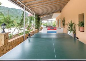Stolný tenis v ubytovaní Villa Zara with heated Hydromassage-Pool alebo v jeho okolí