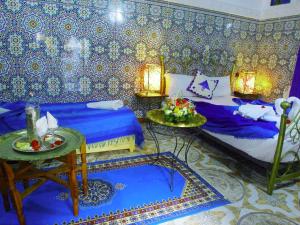 Riad Chennaoui客房内的一张或多张床位