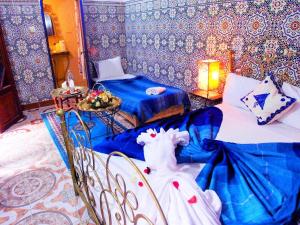 Riad Chennaoui客房内的一张或多张床位