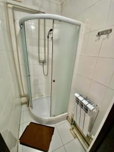 Koupelna v ubytování Esentai Hostel