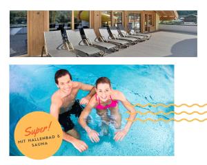 Piscina di Mountainview Lodge - Chalet im Zillertal direkt am 5 Sterne Campingplatz Aufenfeld mit Hallenbad und Sauna o nelle vicinanze
