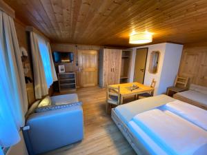 Postel nebo postele na pokoji v ubytování Haus Walch