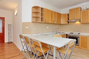 Kuchyň nebo kuchyňský kout v ubytování Apartments Maivjo + 10 fotografií