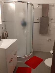 Kúpeľňa v ubytovaní Szalók Spa Apartman Egerszalók