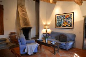 A seating area at Fattoria La Loggia