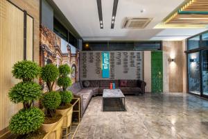 Posezení v ubytování Anelli Hotel