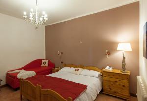 Postel nebo postele na pokoji v ubytování Hotel Firenze
