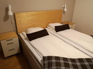 Letto o letti in una camera di Hotell Åsen