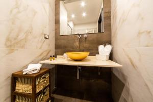 A bathroom at Medici Soderini