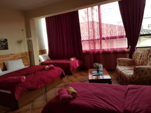 Letto o letti in una camera di Hotel Kurtabeg