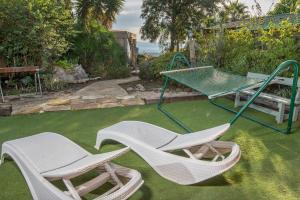 Zahrada ubytování Nof Kinneret Cabins