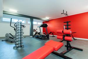 Posilňovňa alebo fitness centrum v ubytovaní Jantar Apartamenty Bliżej Morza