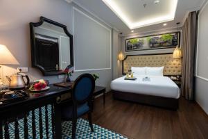 Postel nebo postele na pokoji v ubytování Babylon Premium Hotel & Spa