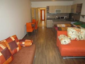 Posezení v ubytování Apartmán Říčky v Orlických Horách