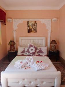 Riad Chennaoui客房内的一张或多张床位
