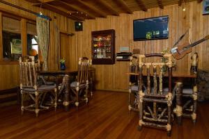 Lounge oder Bar in der Unterkunft Casa Azul Hostel