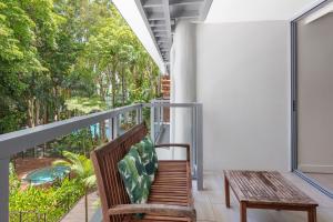 Balkón nebo terasa v ubytování Drift Palm Cove