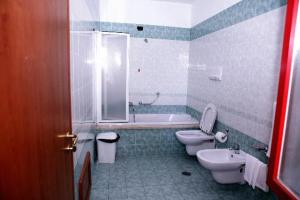 Koupelna v ubytování Hotel Castelmonardo