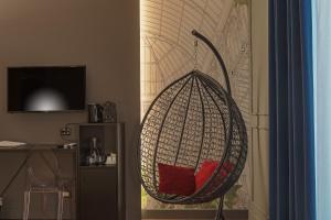 TV a/nebo společenská místnost v ubytování Palco Rooms&Suites