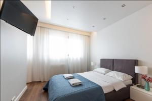 Posteľ alebo postele v izbe v ubytovaní OXYGEN WRONIA - Browary Warszawskie - P&O Serviced Apartments