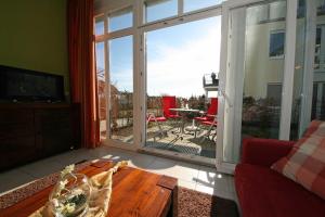 TV/Unterhaltungsangebot in der Unterkunft Haus Möwe I Whg 02 mit Terrasse