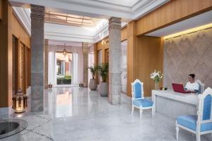 Vstupní hala nebo recepce v ubytování The Oberoi Marrakech + 37 fotografií