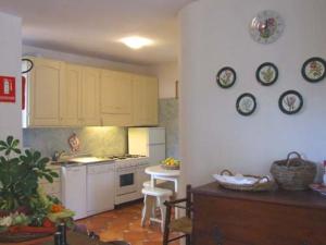 Кухня или мини-кухня в Villa il Castagno
