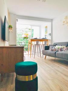 Televízia a/alebo spoločenská miestnosť v ubytovaní La Casita del Duente - Úbeda