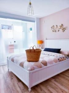 Posteľ alebo postele v izbe v ubytovaní La Casita del Duente - Úbeda
