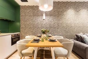 A seating area at SCA Sofia City Apartments