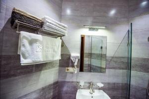 Koupelna v ubytování Tbilisi Inn