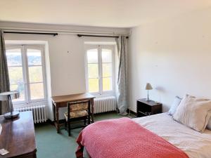 Ένα ή περισσότερα κρεβάτια σε δωμάτιο στο Casita Linda - mas en pleine nature