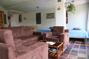 Posezení v ubytování La Posada del Quinde