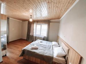 Letto o letti in una camera di Hotel panorama svaneti