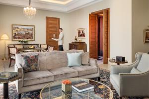 Posezení v ubytování The Oberoi Marrakech
