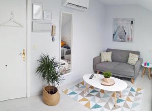 Χώρος καθιστικού στο Coqueto estudio en Sanxenxo