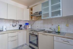 Kuchyňa alebo kuchynka v ubytovaní Apartments Žerjav
