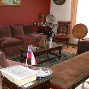 Istumisnurk majutusasutuses HOSTAL COLLAO